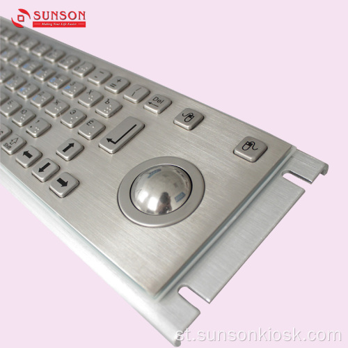 Anti-riot Metal Keyboard le Touch Pad